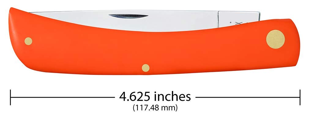 Case WR XX Pocket Knife Orange Synthetic Sod Buster Item #80512 - (4138 SS) - Length Closed: 4 5/8 Inches