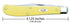 Case WR XX Pocket Knife Yellow Synthetic Slimline Trapper Cv Item #031 - (31048 Cv) - Length Closed: 4 1/8 Inches