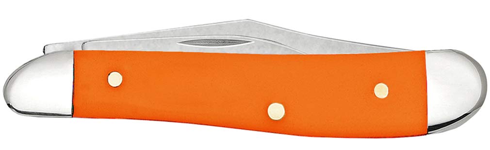 Case WR XX Pocket Knife Orange Synthetic Peanut Item #80504 - (4220 SS) - Length Closed: 2 7/8 Inches