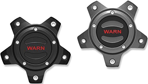 WARN 106684 Hub-Style Center Cap, Fits: Jeep Wrangler JL, JK and Gladiator JT - Gunmetal Grey