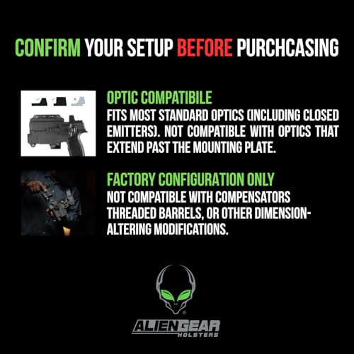 Alien Gear Photon Holster  Fits Sig P365 XL & P365 XL Spectre Comp  IWB & OWB  Ambidextrous  Optic Compatible  Compact Light Required (TLR-7 Sub/TCM-365 Only)  Made in USA