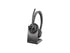 Poly - Voyager 4320 UC Wireless Headset + Charge Stand (Plantronics) - Headphones with Boom Mic - Connect to PC/Mac via USB-A Bluetooth Adapter, Cell Phone via Bluetooth - Works with Teams, Zoom &More
