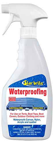 STAR BRITE 081922XX Fabric Waterproofer with Stain Repellent and UV Protection - 22 oz.
