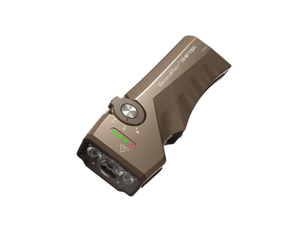 MAXXEON MXN04041 - SearchPoint® Shifter Rechargeable Handheld Flashlight - Brown
