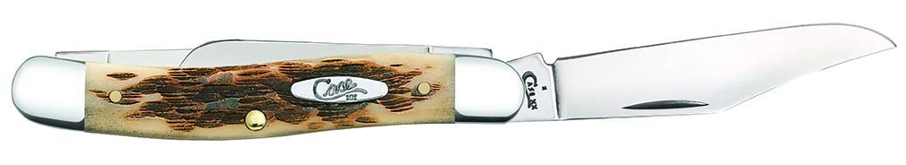 Case XX WR Folding Pocket Knife 3 Blade Stockman 3 7/8 Inches Closed (Amber Bone)