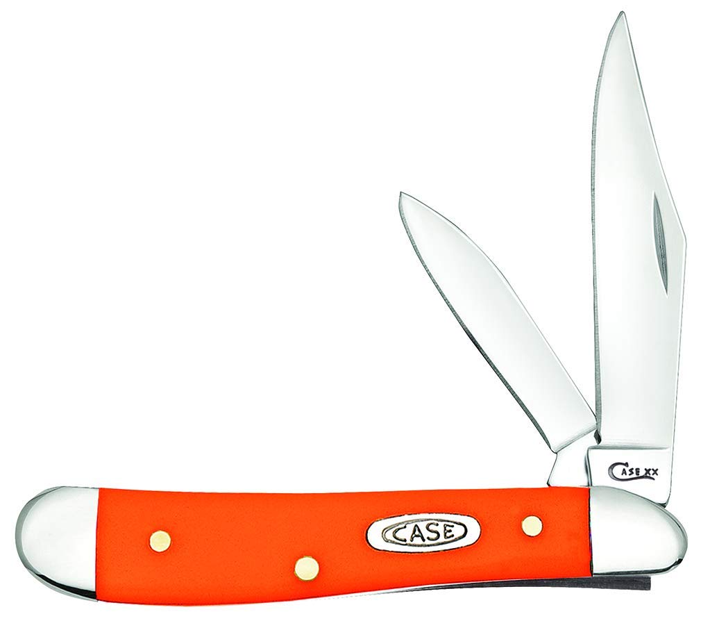 Case WR XX Pocket Knife Orange Synthetic Peanut Item #80504 - (4220 SS) - Length Closed: 2 7/8 Inches