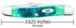 Case WR XX Pocket Knife Medium Stockman Caribbean Blue Jig Bone Item #25597 - (6318 SS) - Length Closed: 3 5/8 Inches