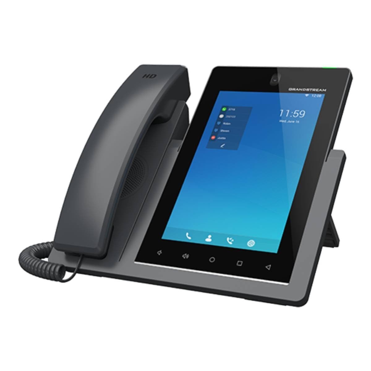Grandstream GXV3470 IP Video Phone | 16 Lines, 16 SIP Accounts | 7-Inch Color Touch Screen | Wi-Fi 6 | Dual-Port Gigabit Ethernet with Integrated PoE