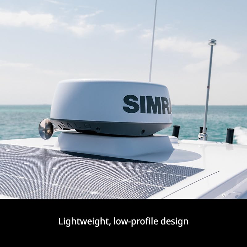 Simrad Marine Electronics, HALO20 Radar System, 24 Nautical Mile Range, Compact 20 Inch Dome, White, 000-14537-001