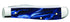 Case WR XX Pocket Knife Mini Trapper Sparxx Blue Pearl Kirinite Item #23432 - (10207 SS) - Length Closed: 3 1/2 Inches
