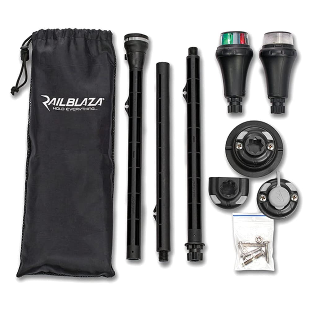RAILBLAZA Marine Navigation Light Kit for Kayaks and Boats, Battery Powered, Meets USCG Standards