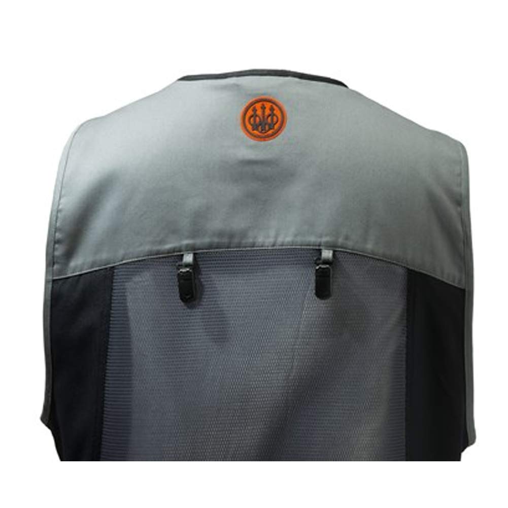 Beretta Men's Silver Pigeon Evo Range Hunting Vest, Grey/Orange, Large