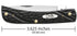 Case WR XX Pocket Knife Rough Black Synthetic Sod Buster Jr Item #18229 - (6137 SS) - Length Closed: 3 5/8 Inches