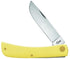 Case WR XX Pocket Knife Yellow Synthetic Sod Buster Junior SS Item #80032 - (3137 SS) - Length Closed: 3 5/8 Inches