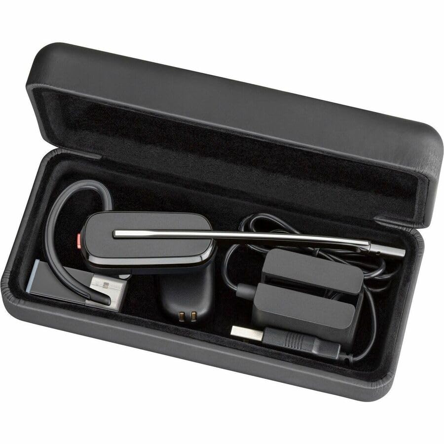 HP Poly Savi 8245-M Microsoft Teams Certified DECT 1920-1930 MHz USB-A Headset +D200 TAA - Mono, Stereo - USB Type A - Wireless - DECT - 449.5 ft - 32 Ohm - 20 Hz to 20 kHz