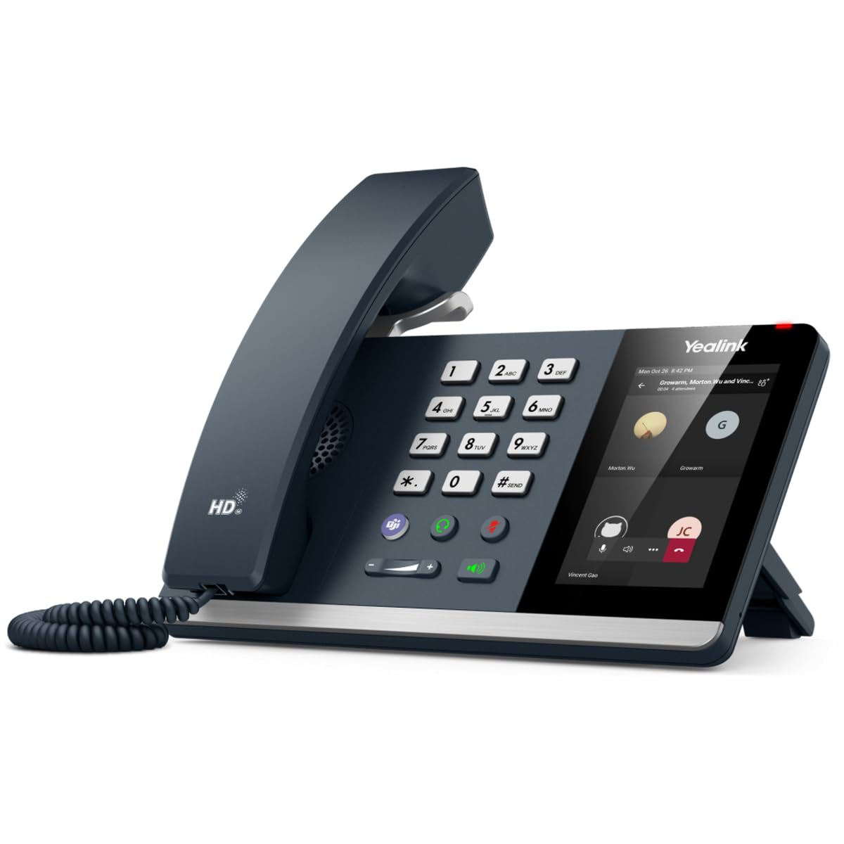 Yealink MP54-TEAMS-E2 - PoE - Android 13-4 inch (480 x 800) capacitive Touch Screen - Power Adapter NOT Included