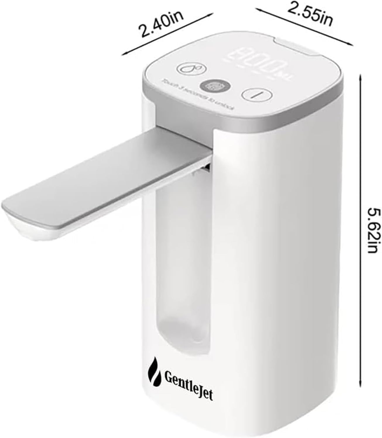 AquaFlow Water Dispenser White-Silver detail