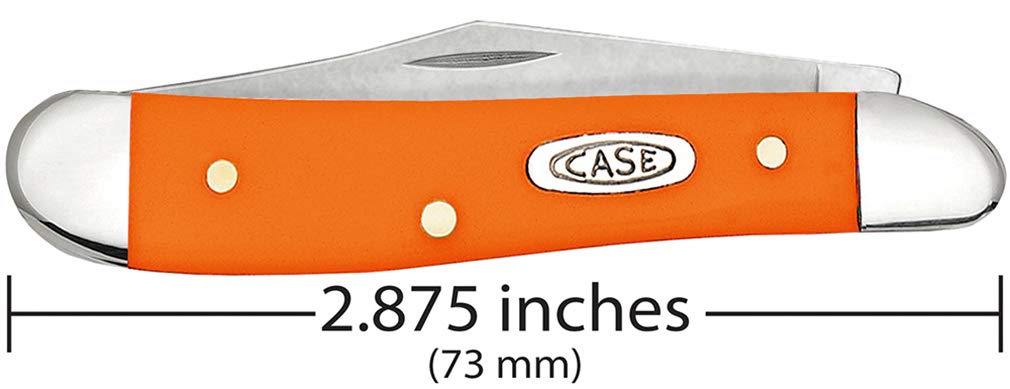 Case WR XX Pocket Knife Orange Synthetic Peanut Item #80504 - (4220 SS) - Length Closed: 2 7/8 Inches