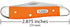 Case WR XX Pocket Knife Orange Synthetic Peanut Item #80504 - (4220 SS) - Length Closed: 2 7/8 Inches
