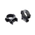 BURRIS Zee Weaver-Style Solid Steel Secure Reliable Durable Optic Mounting Rings - 1 inch; Medium; Black Matte; Usual