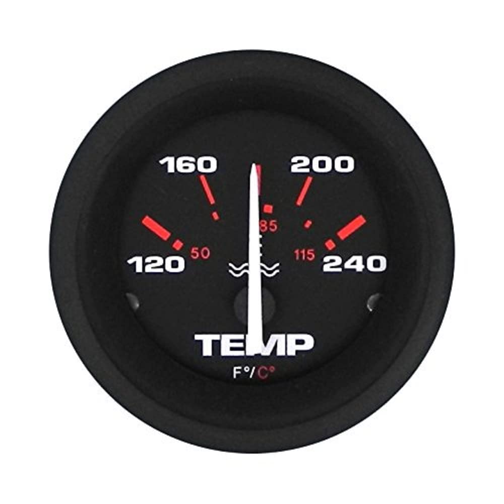 SeaStar-57904P SierraWater Temp Gauge (120-240 Fahrenheit)