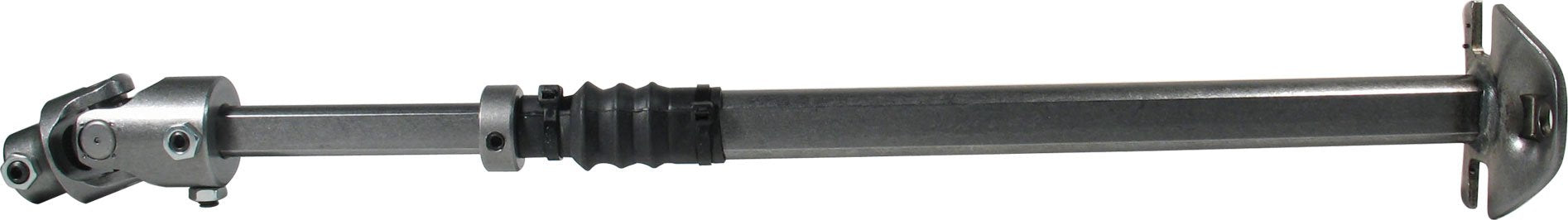 Borgeson Steering Shaft, Rag Joint Flange, Telescoping, Steel, Natural, Each