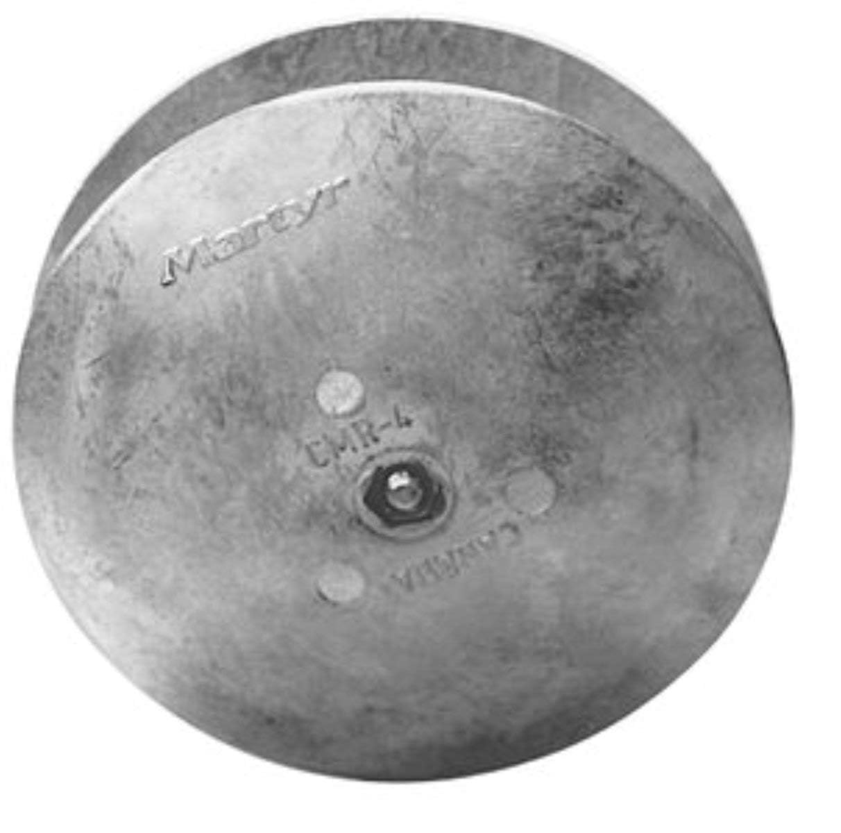 Rudder Anode - Cadmium Aluminium Free Fixed Hole 125mm Dia Pair