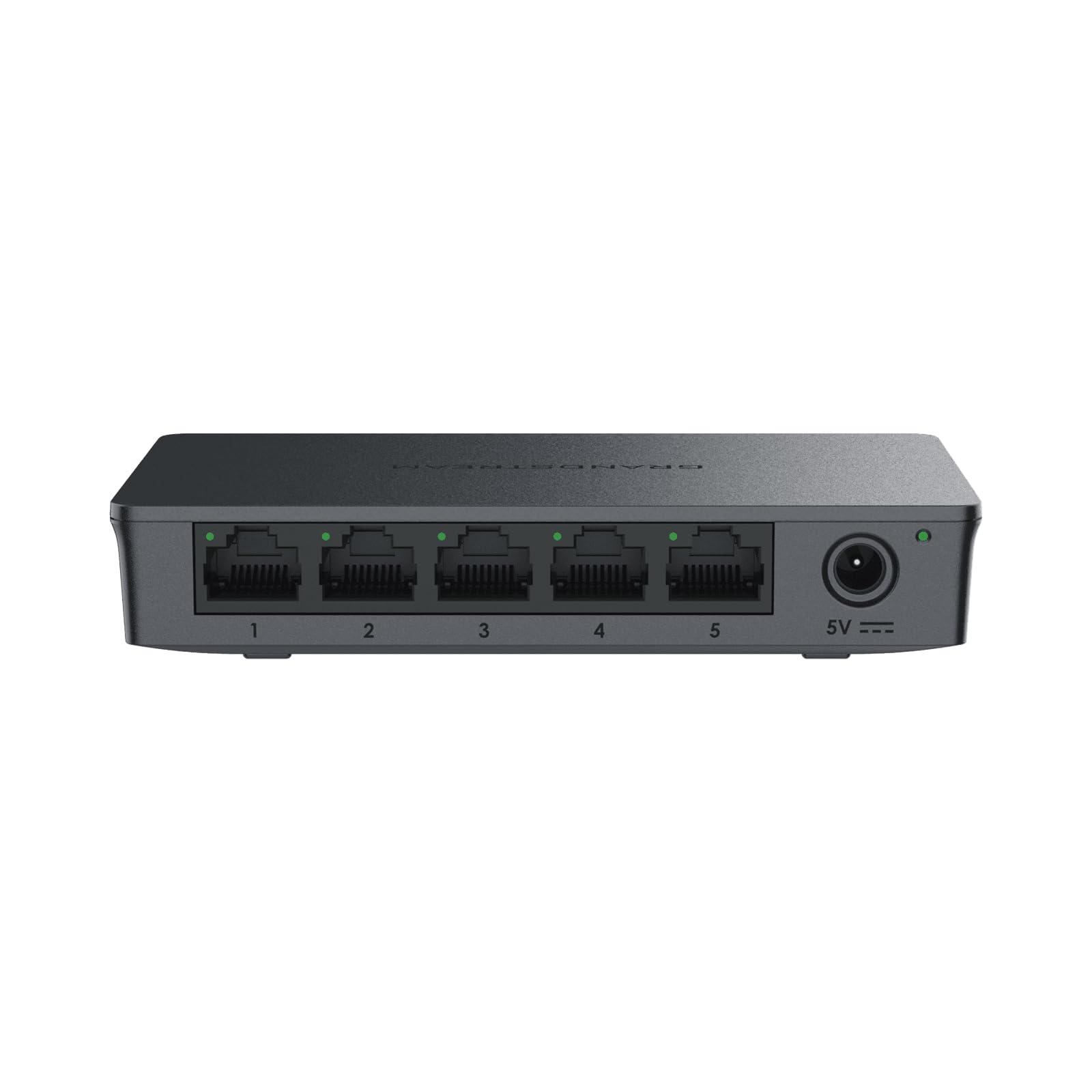 Grandstream GWN7700 | 5-Port Gigabit Ethernet Unmanaged Network Switch | Plug & Play | Desktop/Wall-Mount | Plastic Case