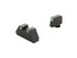 AMERIGLO Optic Compatible Sight Set for Glock - XL Tall Green Tritium 3 dot Sight Set White Outlines .315" F .394" R