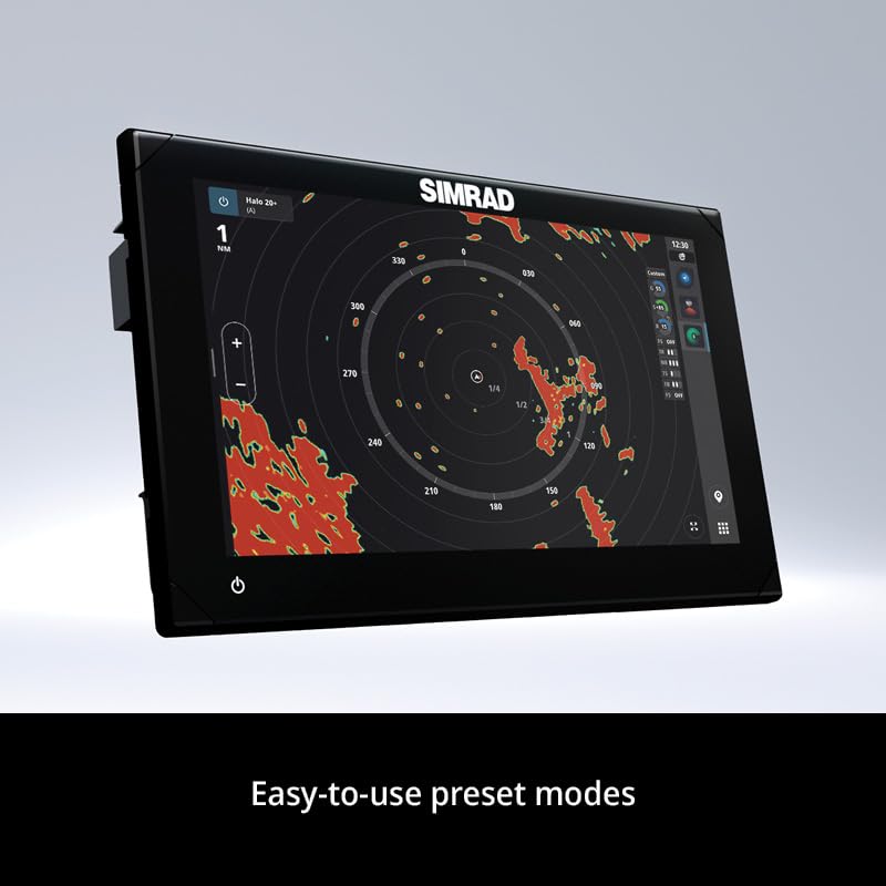 Simrad Marine Electronics, HALO20 Radar System, 24 Nautical Mile Range, Compact 20 Inch Dome, White, 000-14537-001