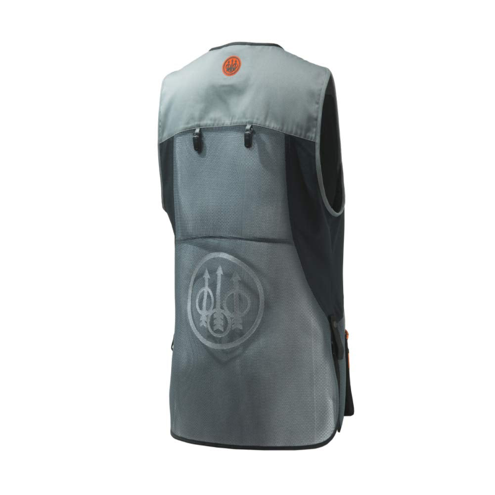 Beretta Men's Silver Pigeon Evo Range Hunting Vest, Grey/Orange, Large