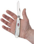 Case WR XX Pocket Knife Sparxx White Jigged Synthetic Trapper Item #60182 - (6254 SS) - Length Closed: 4 1/8 Inches