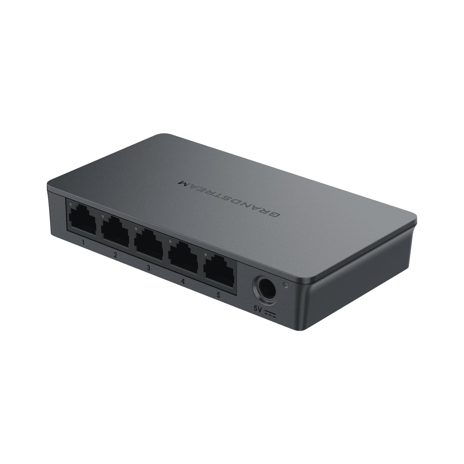 Grandstream GWN7700 | 5-Port Gigabit Ethernet Unmanaged Network Switch | Plug & Play | Desktop/Wall-Mount | Plastic Case