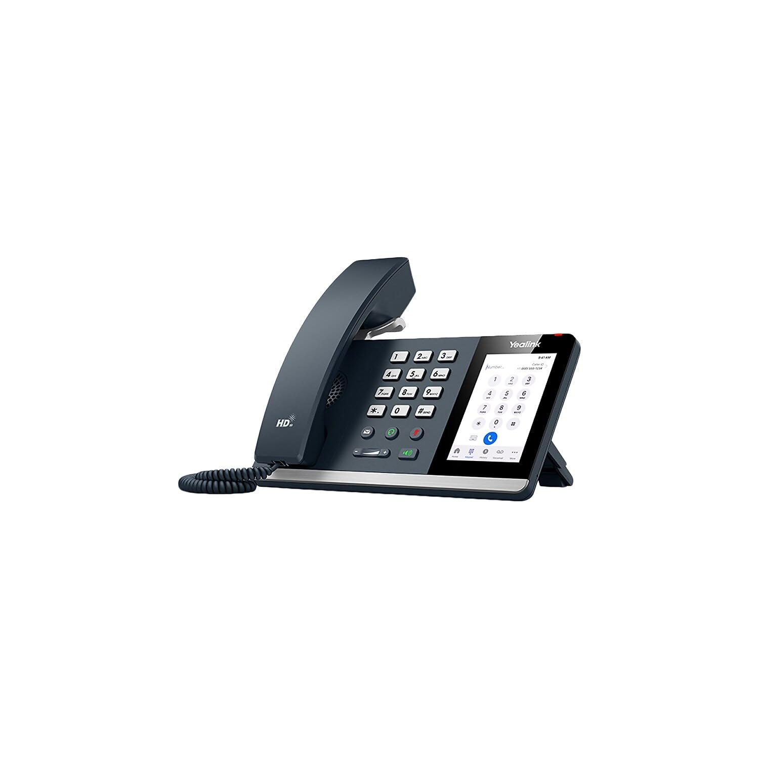 Yealink MP54-ZOOM Edition Smart Business Phone for Zoom, 4 inch (800 x 480) Capacitive Touch Screen, Dual-Port Gigabit Ethernet, Support PoE, Power Adapter Not Included
