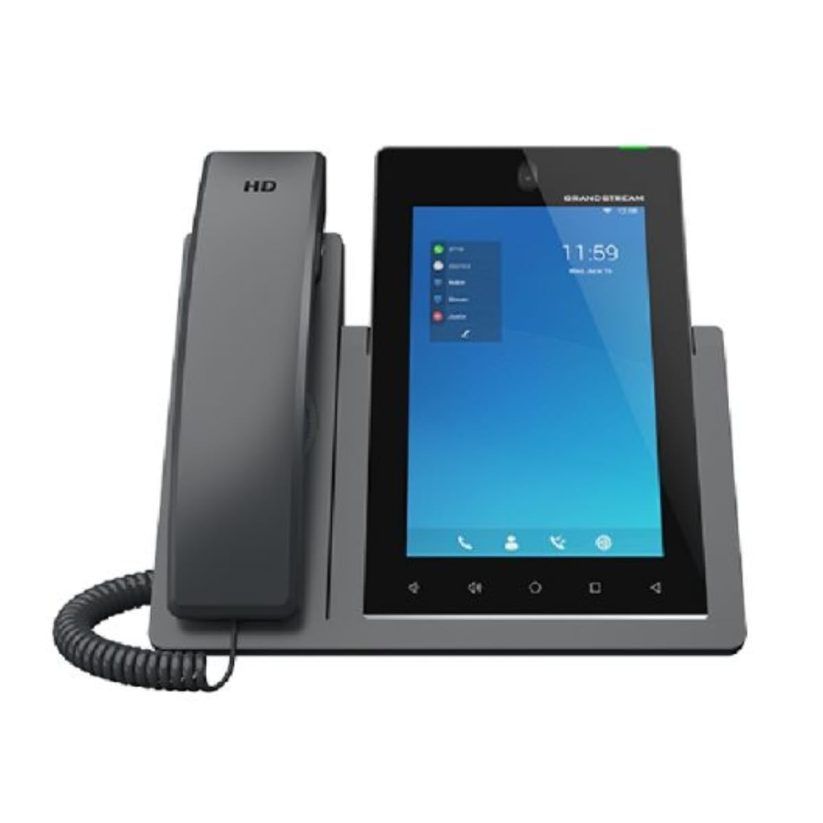 Grandstream GXV3470 IP Video Phone | 16 Lines, 16 SIP Accounts | 7-Inch Color Touch Screen | Wi-Fi 6 | Dual-Port Gigabit Ethernet with Integrated PoE