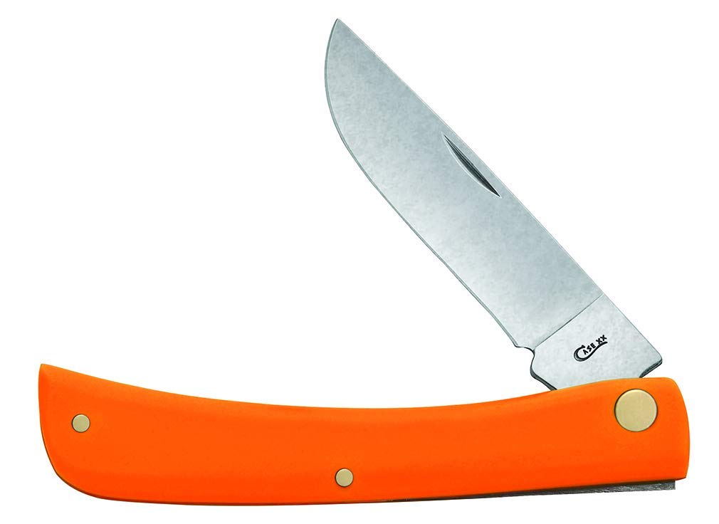 Case WR XX Pocket Knife Orange Synthetic Sod Buster Jr Item #80502 - (4137 SS) - Length Closed: 3 5/8 Inches