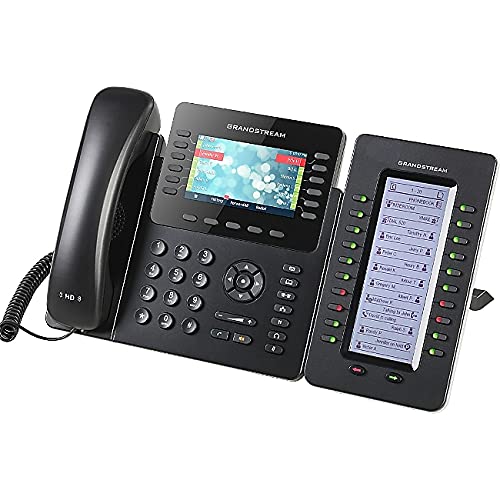 Grandstream GXP2170 IP Phone | 12 Lines, 6 SIP Accounts | 4.3-Inch Color Display | Dual-Port Gigabit Ethernet with Integrated PoE