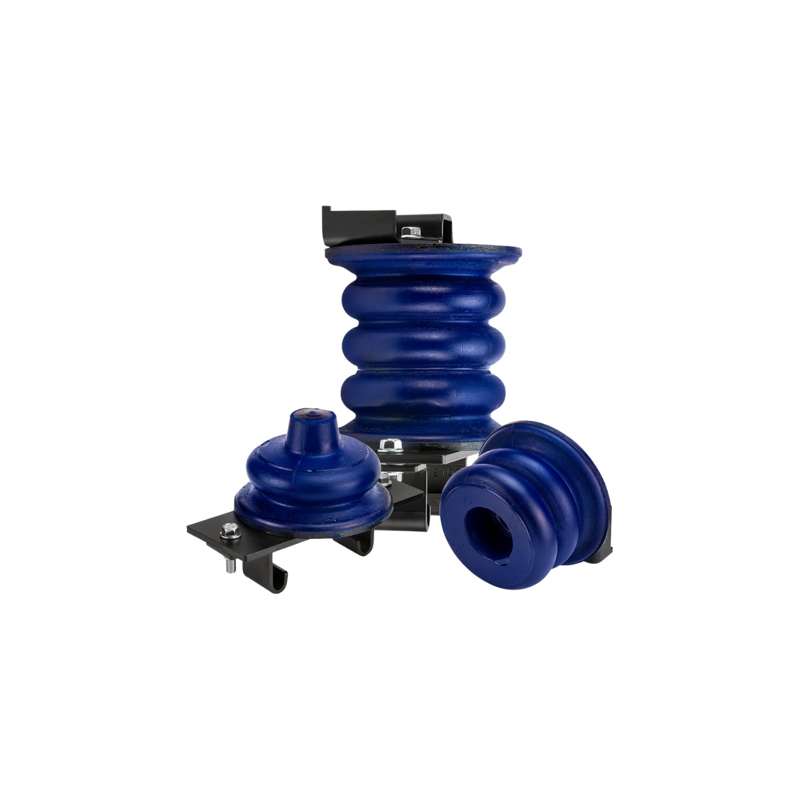 SuperSprings SSF-173-40-2 | SumoSprings Front Rebel for Ford F-53 | Left/Right Pair | 3000 (lb) Capacity at 50% Compression | Made in the USA, blue