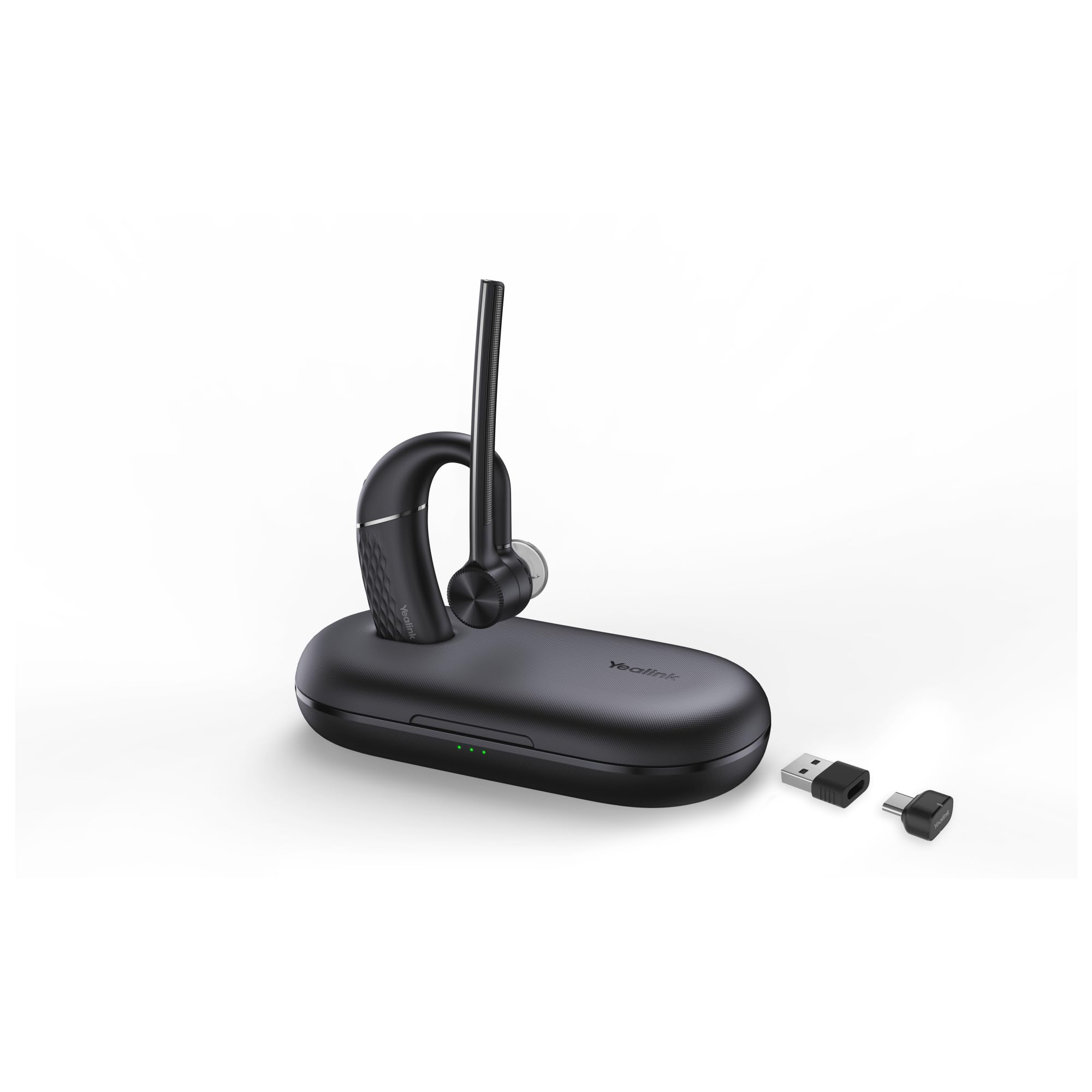 Yealink Bluetooth Headset BH71 Pro USB-C/A, Teams&Zoom Certified, 4 Noise Cancelling Microphone, Fit for Computer Laptops Cellphone, Wireless Earpiece for Business Office Work