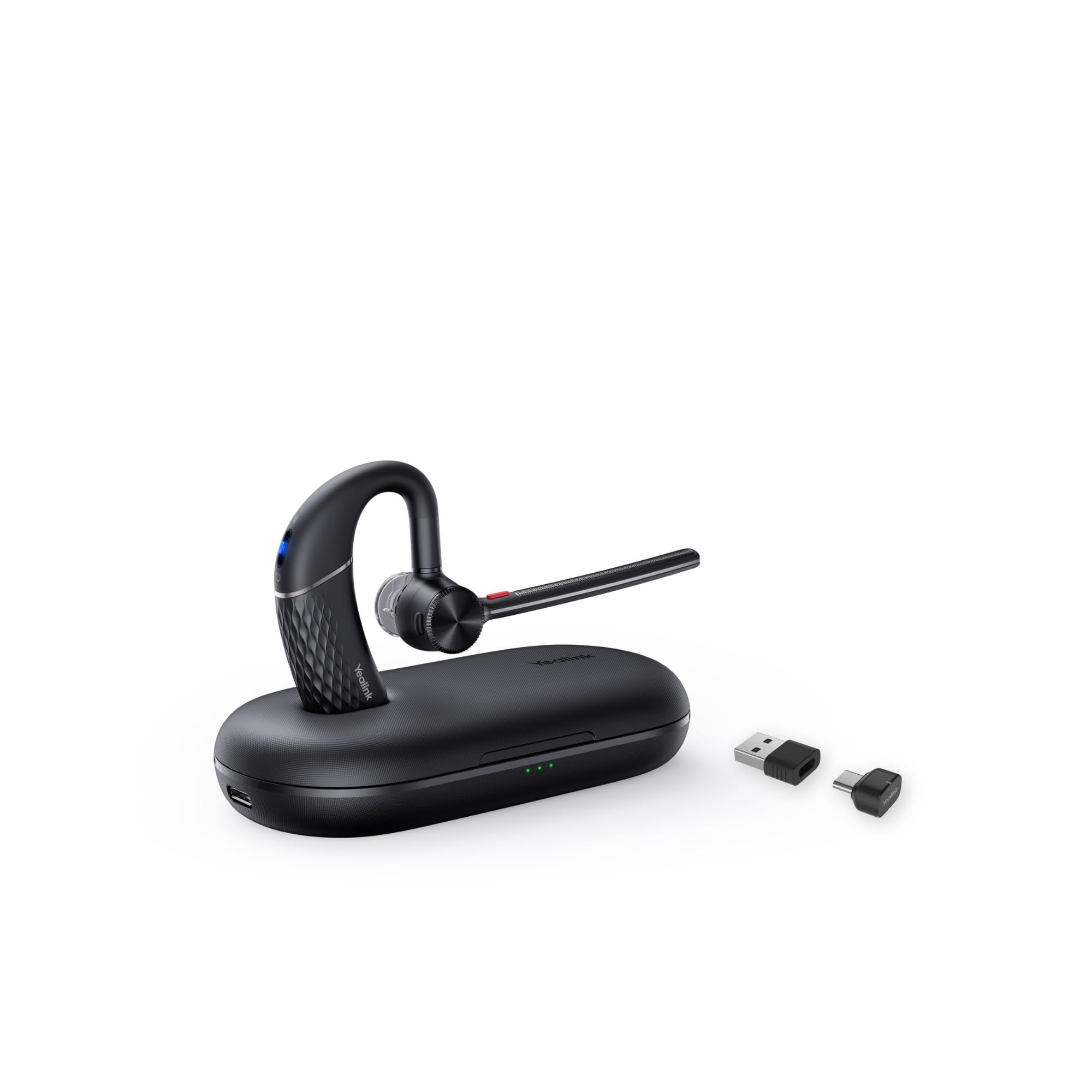 Yealink Bluetooth Headset BH71 Pro USB-C/A, Teams&Zoom Certified, 4 Noise Cancelling Microphone, Fit for Computer Laptops Cellphone, Wireless Earpiece for Business Office Work