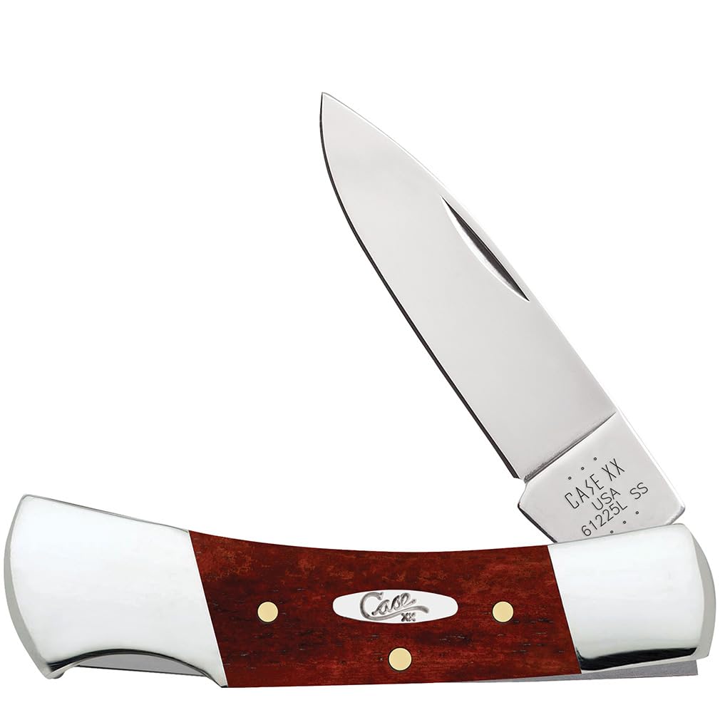 Case XX WR Pocket Knife Lockback Smooth Chestnut Bone Item #28912 (61225L SS) 3" Inches Closed
