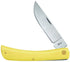 Case WR XX Pocket Knife Yellow Synthetic Sod Buster Item #038 - (3138 Cv) - Length Closed: 4 5/8 Inches