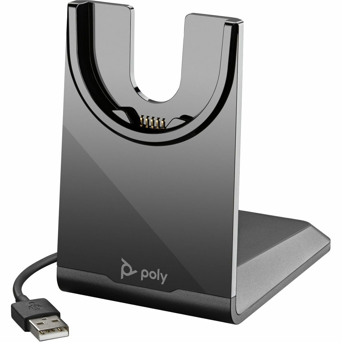 Poly - Voyager 4310 UC Wireless Headset (Plantronics) - Single-Ear Headset w/Mic - Connect to PC/Mac via USB-A Bluetooth Adapter, Cell Phone via Bluetooth - Works with Teams (Certified), Zoom & More