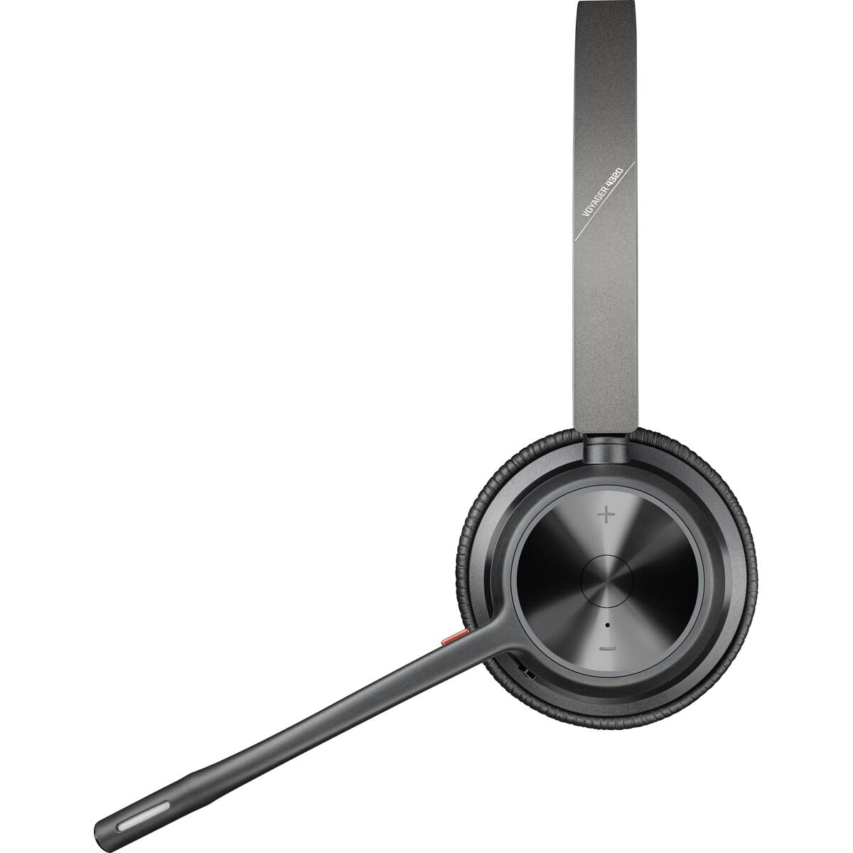 Poly - Voyager 4320 UC Wireless Headset (Plantronics) - Headphones with Boom Mic - Connect to PC/Mac via USB-A Bluetooth Adapter, Cell Phone via Bluetooth - Works with Teams, Zoom & More