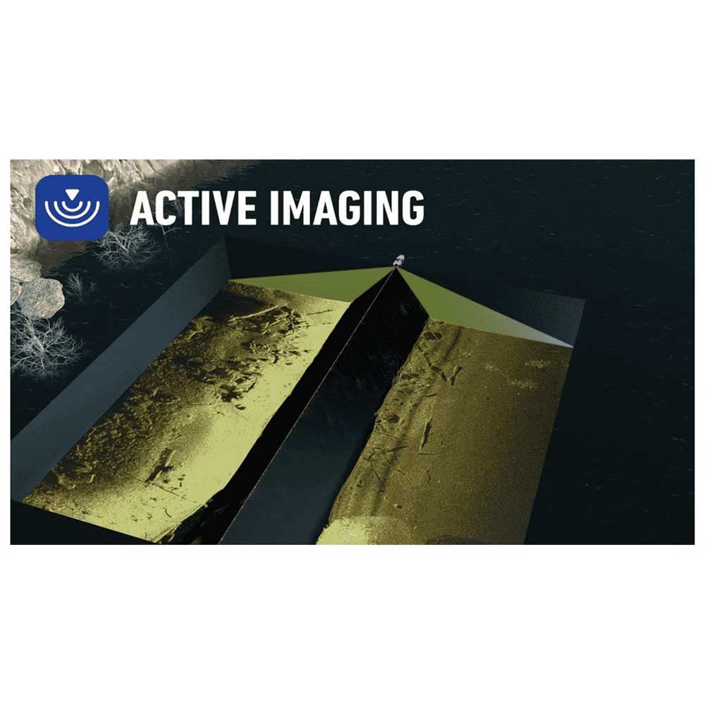 Lowrance Active Imaging 3-in-1 Transducer with CHIRP, SideScan, DownScan Sonar, 000-14489-001