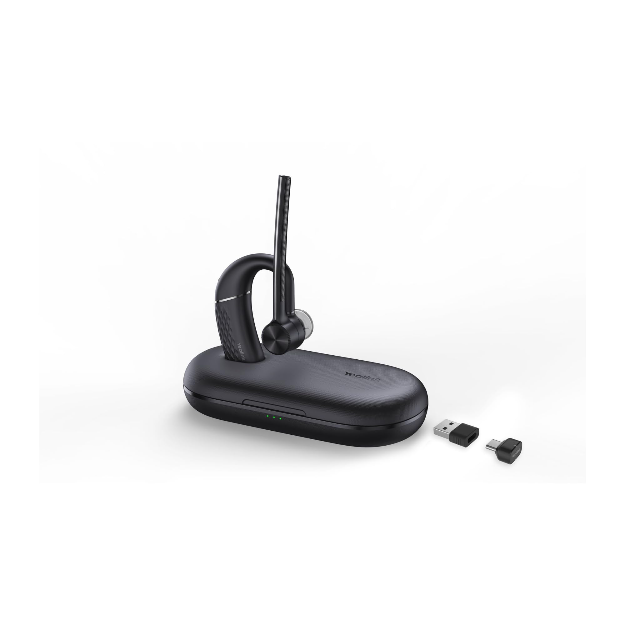 Yealink Bluetooth Headset BH71 Pro USB-C/A, Teams&Zoom Certified, 4 Noise Cancelling Microphone, Fit for Computer Laptops Cellphone, Wireless Earpiece for Business Office Work