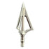 G5 Outdoors Montec 100% Steel Premium Crossbow Fixed Broadheads. Simple to Use, High Performance Broadhead. (3 Pack) (Made in The USA)