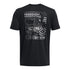 Under Armour Men's Freedom Graphic Short Sleeve T-Shirt, (035) Steel Light Heather / / Royal, Small