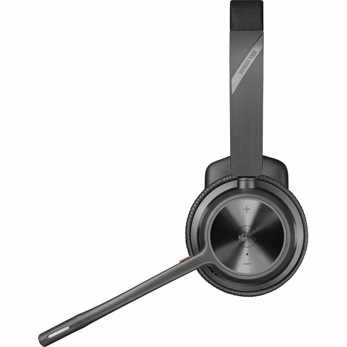 Poly - Voyager 4310 UC Wireless Headset (Plantronics) - Single-Ear Headset w/Mic - Connect to PC/Mac via USB-A Bluetooth Adapter, Cell Phone via Bluetooth - Works with Teams (Certified), Zoom & More