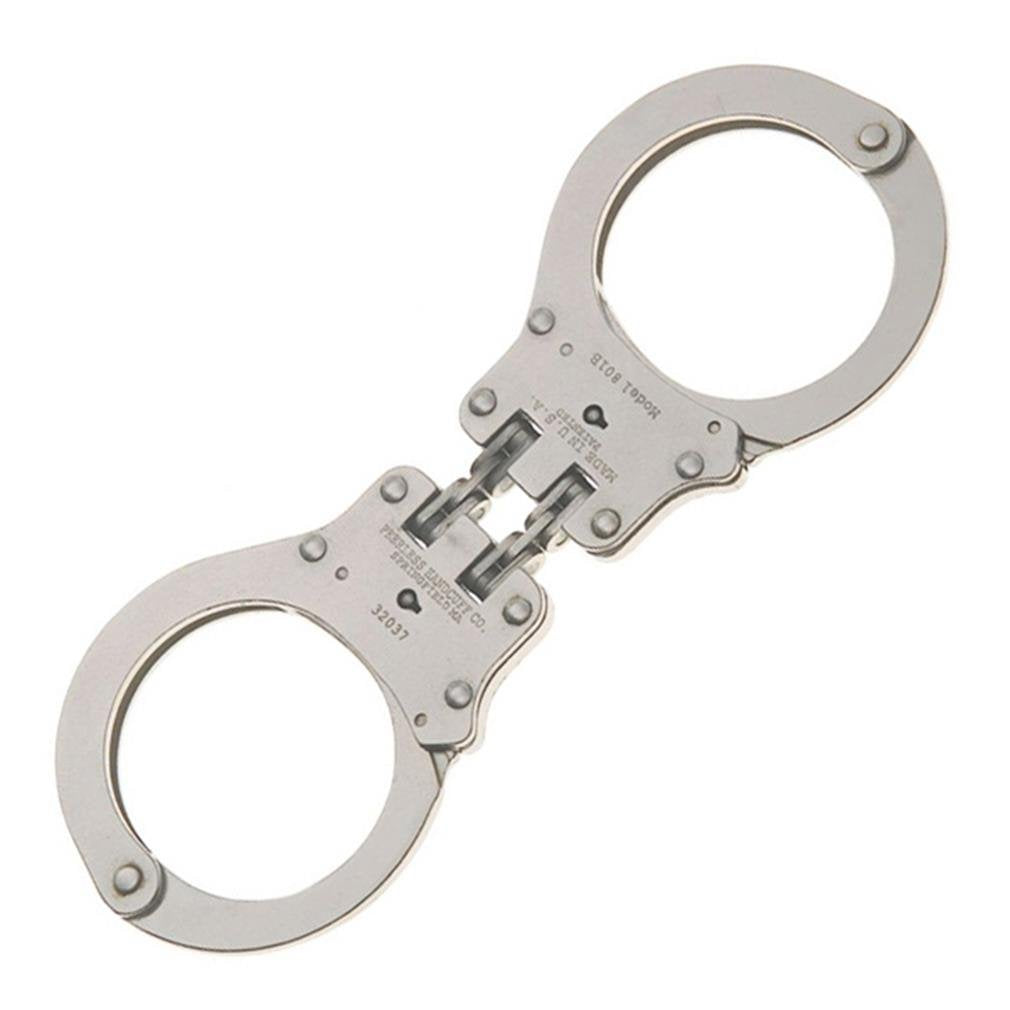 Peerless Handcuff Company 801C Hinged Handcuff – Nickel Finish